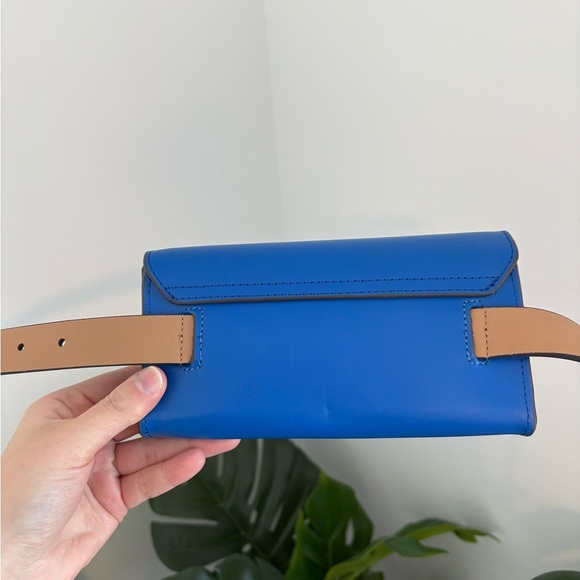NWT Kate Spade New York Blue Leather Everyday Belt Bag Fanny Pack Size L/XL - Picture 6 of 13